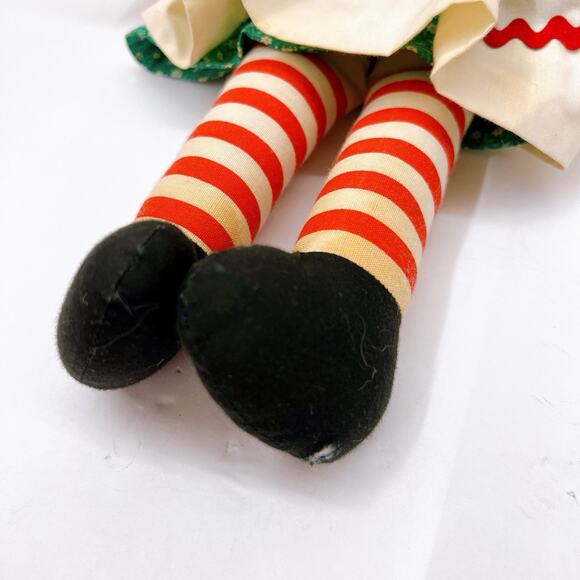 Vintage 1970’s Raggedy Ann & Andy Dolls Set Plush Red Collar Rare Original 15” - Picture 8 of 9